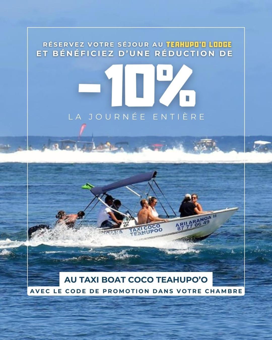 Teahupo'O Lodge - Cosy Studio Climatise Pa'Aihere - Entre Randonnees Et Activites Nautiques Teahupoo Eksteriør bilde